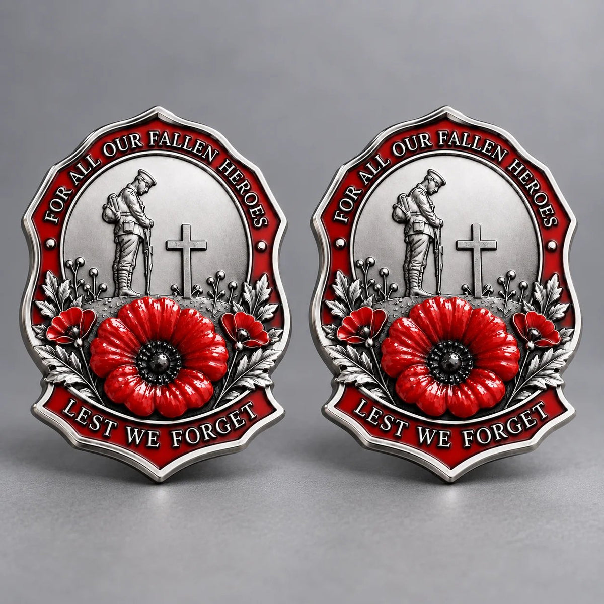 🌺Limited Edition Red P*ppy Remembrance Brooch – For All Our Fallen Heroes🎖️