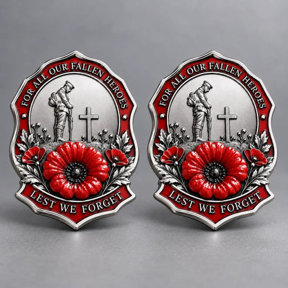 🌺Limited Edition Red P*ppy Remembrance Brooch – For All Our Fallen Heroes🎖️