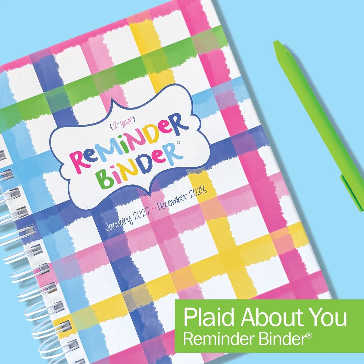 ⏰Limited Stock 50% OFF - 📅✨ 2027–2028 Reminder Binder® – 24-Month All-in-One Life Planner