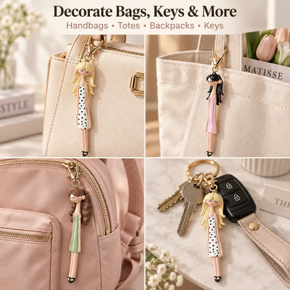 💖Chic Muse Doll Bag Charm™ | Stylish Purse & Handbag Accessory