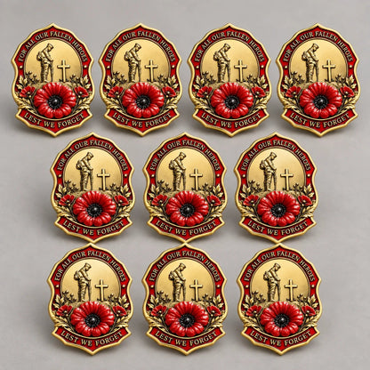 🌺Limited Edition Red P*ppy Remembrance Brooch – For All Our Fallen Heroes🎖️