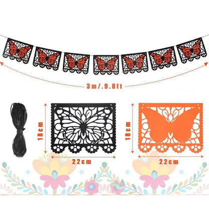 🔥LAST DAY 50% OFF-🦋 Monarchs Return Home™ Day of the Dead Butterfly Memorial Banner