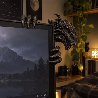 🐉 Legendary Dragon Screen Guardian – Fantasy Monitor Decor