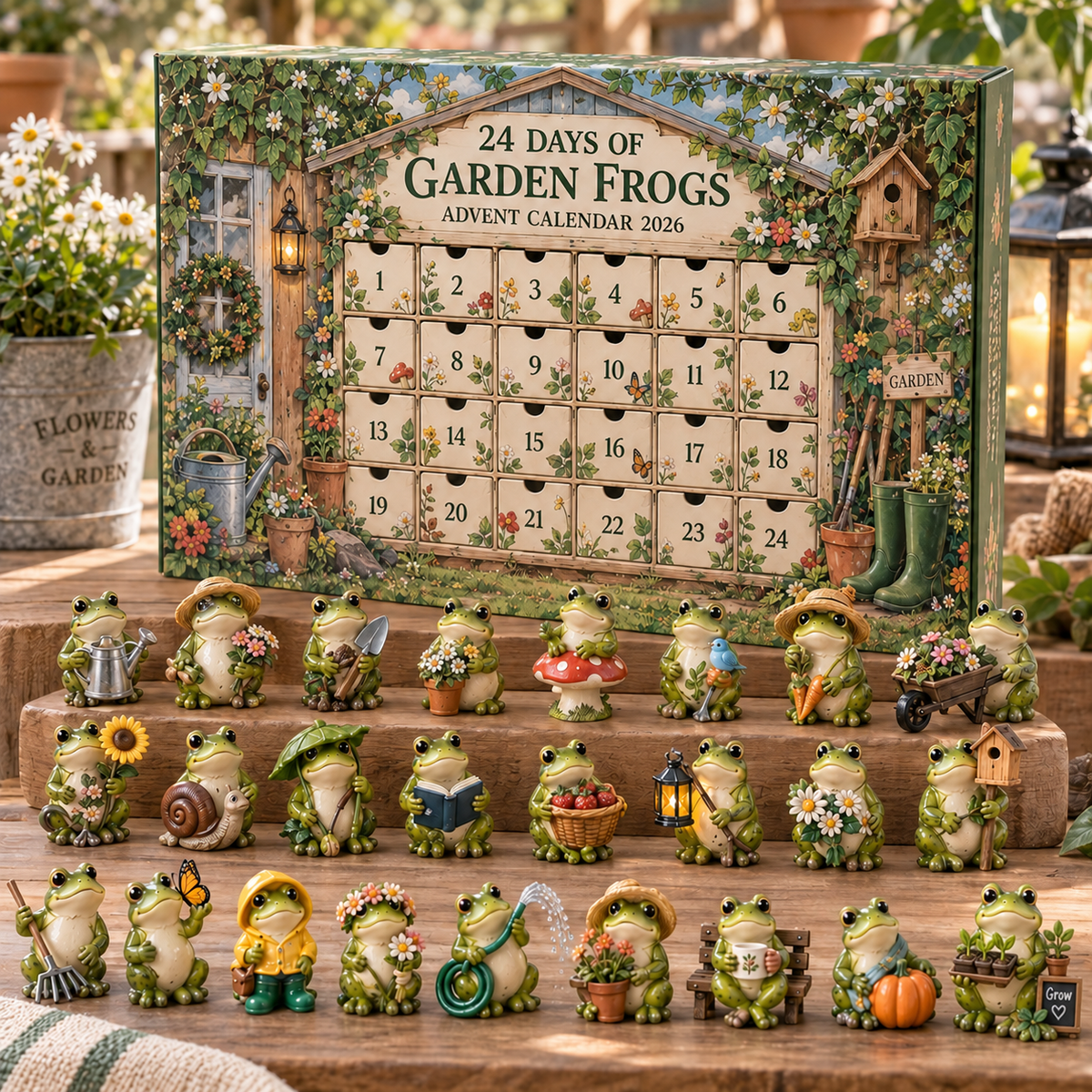24 Days of Garden Frogs Advent Calendar 2026