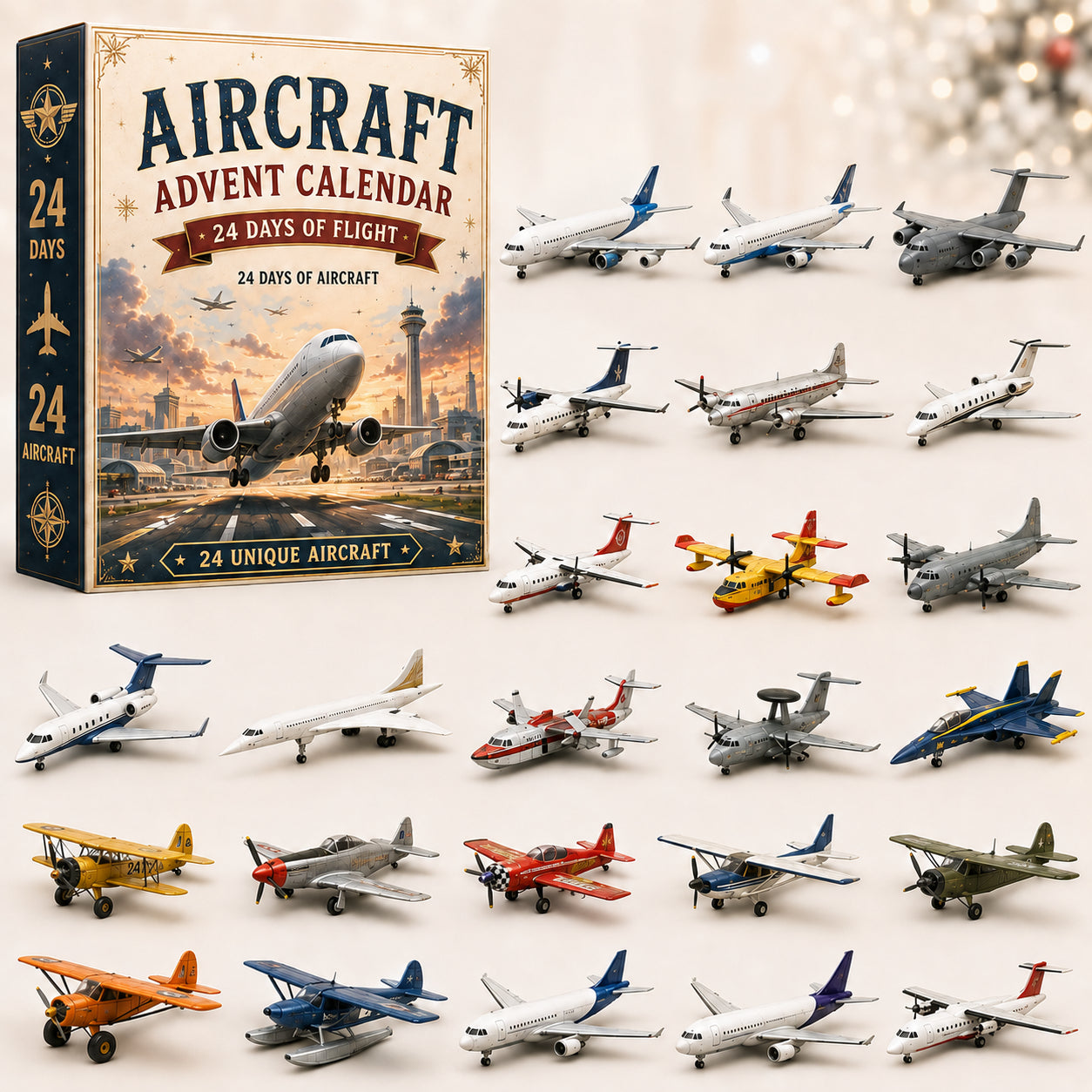 Detailed aircraft collection from Aircraft Advent Calendar