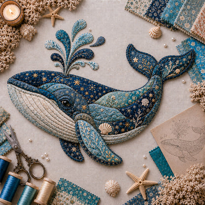 🌊 Ocean Friends DIY Patchwork Decoration Kit