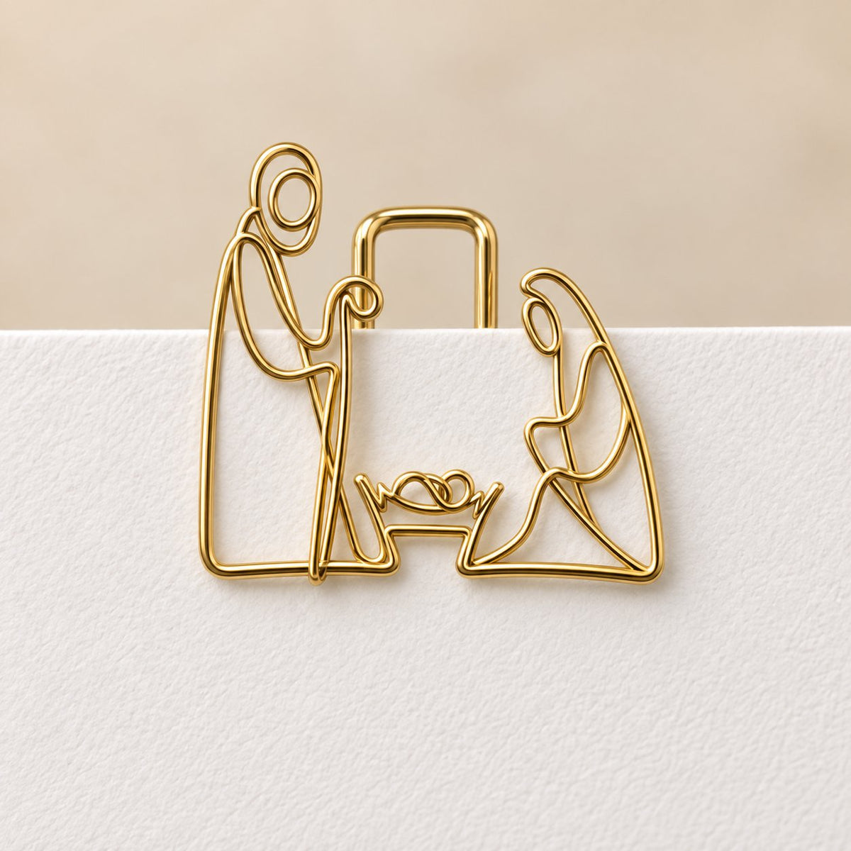 Faith-Inspired Gold Paper Clips ✝️ | Decorative Christian Page Markers, Perfect Small Religious Gifts for Church Friends & Family (Set of 20)