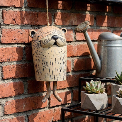 🦊Handmade Whimsical Animal Wind Chime Ornaments🐻