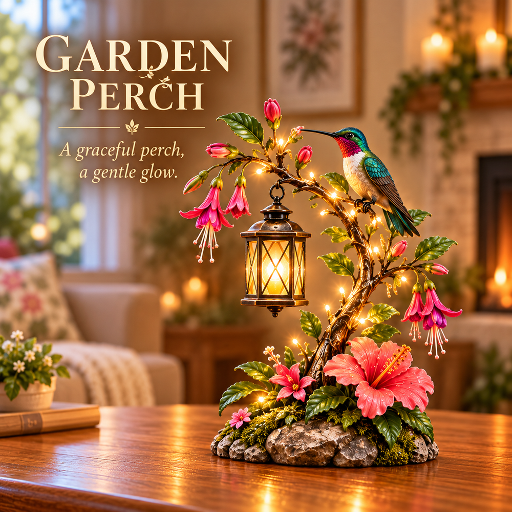 Small Garden Perch hummingbird lantern