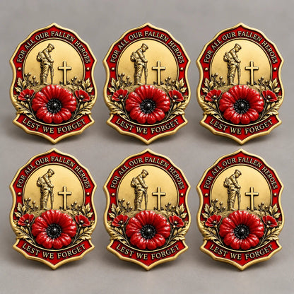 🌺Limited Edition Red P*ppy Remembrance Brooch – For All Our Fallen Heroes🎖️