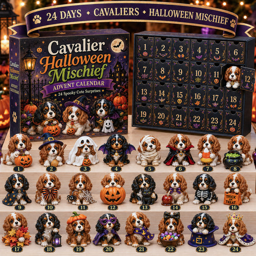 🐾Cavalier Adventures 24-Day Advent Calendar – 6 Themed Collections ✨