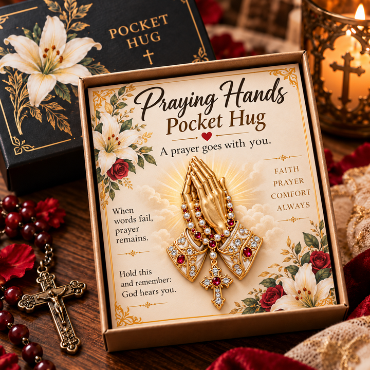 Praying Hands - Carry the Faith Pocket Hug