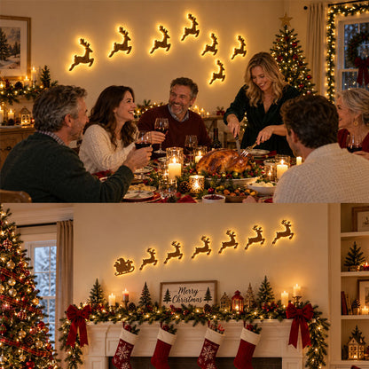 🦌✨ Glowing Christmas Reindeer Wall Light – Cozy Festive LED Decor