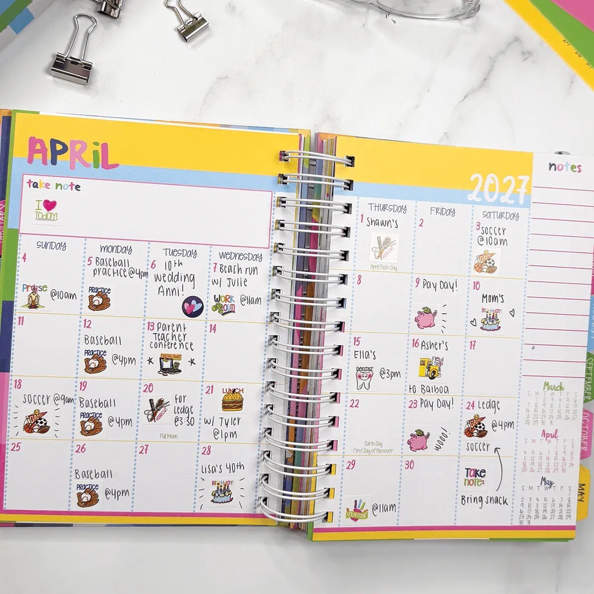 ⏰Limited Stock 50% OFF - 📅✨ 2027–2028 Reminder Binder® – 24-Month All-in-One Life Planner
