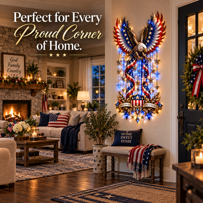 🦅American Glory Cascade - Let Freedom Light Your Home🏠