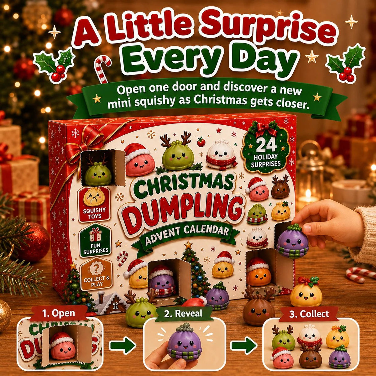 Soft mini Christmas squishy characters