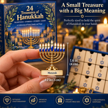 24 Treasures of Hanukkah – Traditions, Symbols & Light Countdown Calendar