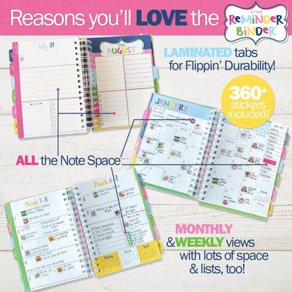 ⏰Limited Stock 50% OFF - 📅✨ 2027–2028 Reminder Binder® – 24-Month All-in-One Life Planner