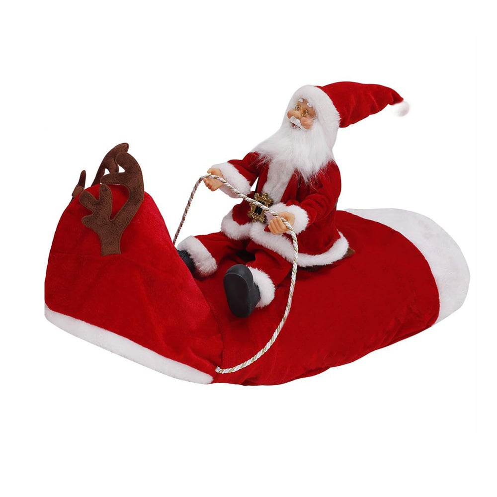 🎅🐾 Christmas Santa Rider Pet Costume – Funny Holiday Outfit for Dogs & Cats 🎄🐶