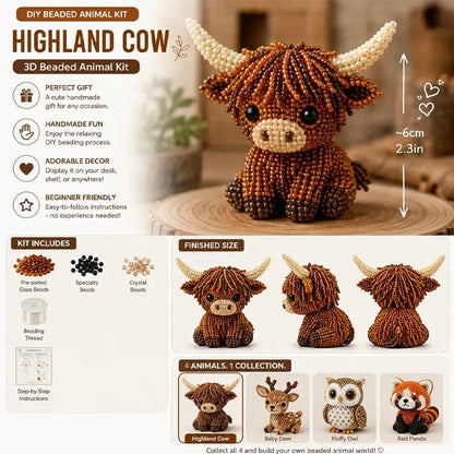3D Beaded Animal DIY Craft Kit