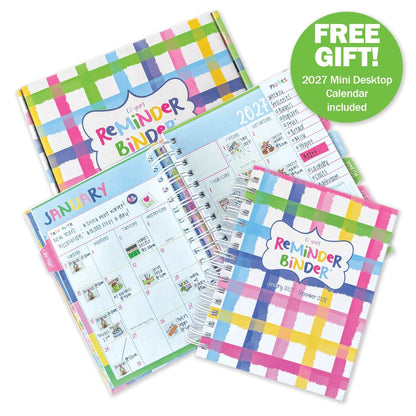 ⏰Limited Stock 50% OFF - 📅✨ 2027–2028 Reminder Binder® – 24-Month All-in-One Life Planner