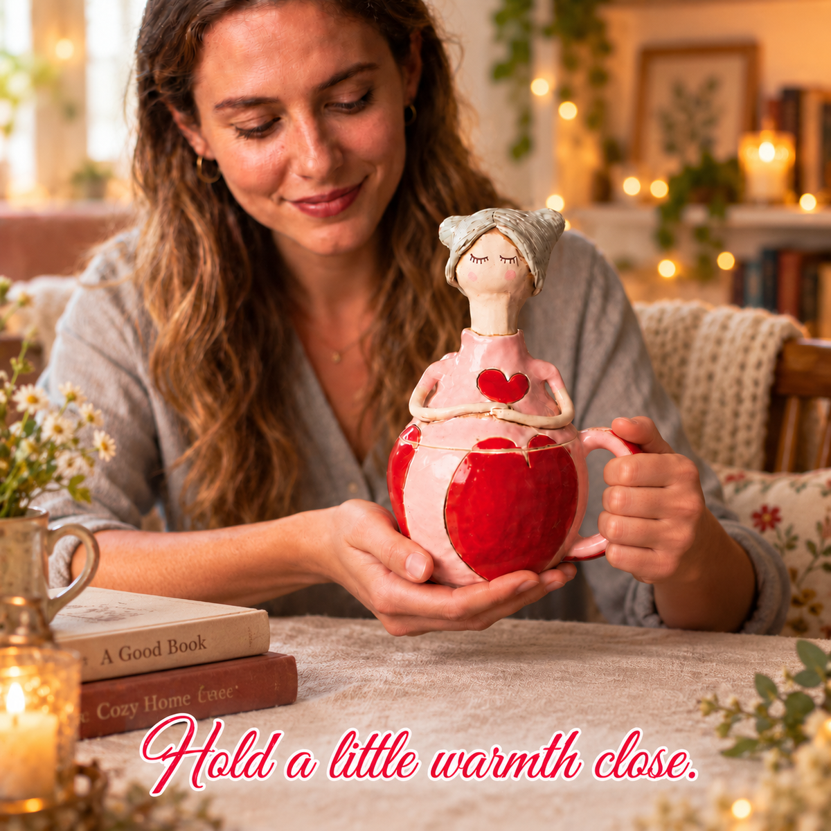⏰Limited Stock 50% OFF - 💖 Handmade Fairies Storage Jar/Mug