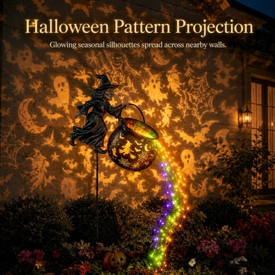 🎁Today 49% OFF🎁Halloween Witch Cauldron Garden Light