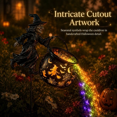🎁Today 49% OFF🎁Halloween Witch Cauldron Garden Light