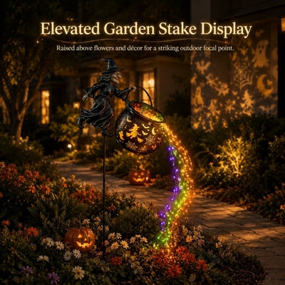 🎁Today 49% OFF🎁Halloween Witch Cauldron Garden Light