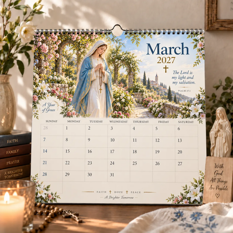 March 2027 Blessed Mother Calendar