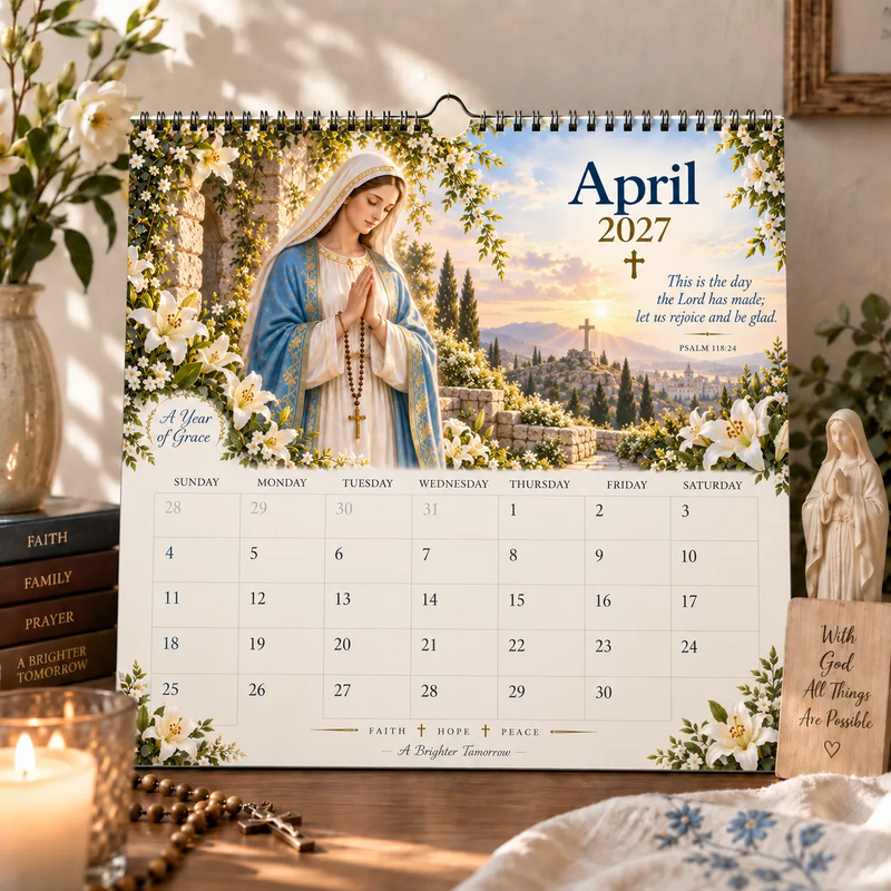 April 2027 Blessed Mother Calendar