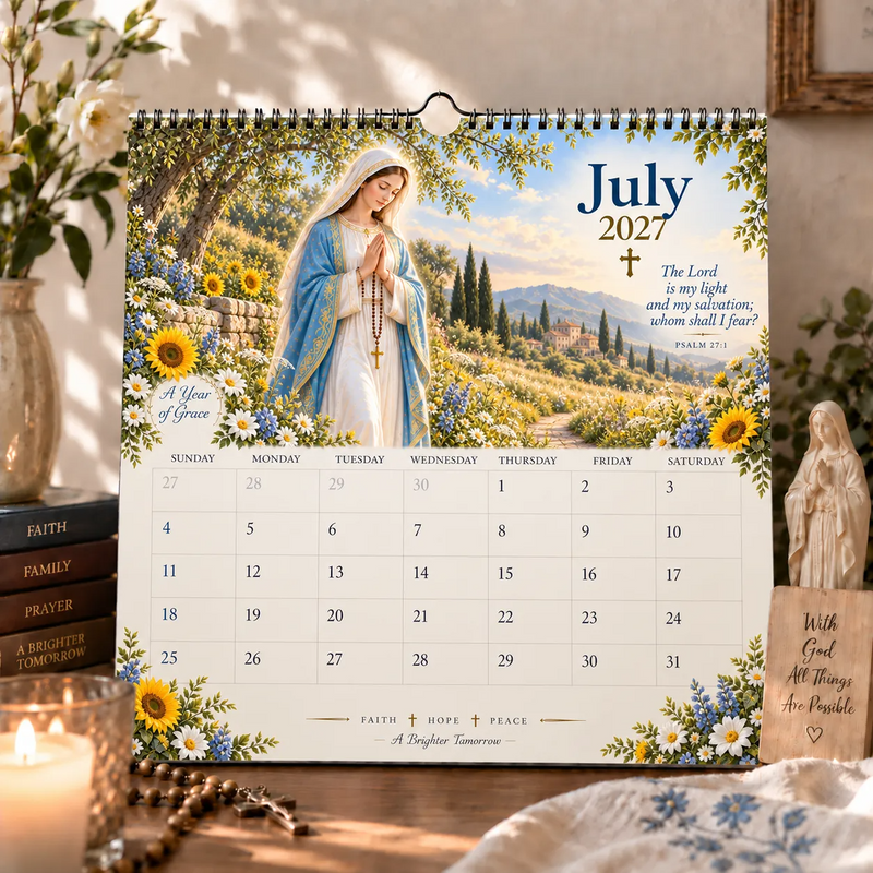 July 2027 Blessed Mother Calendar