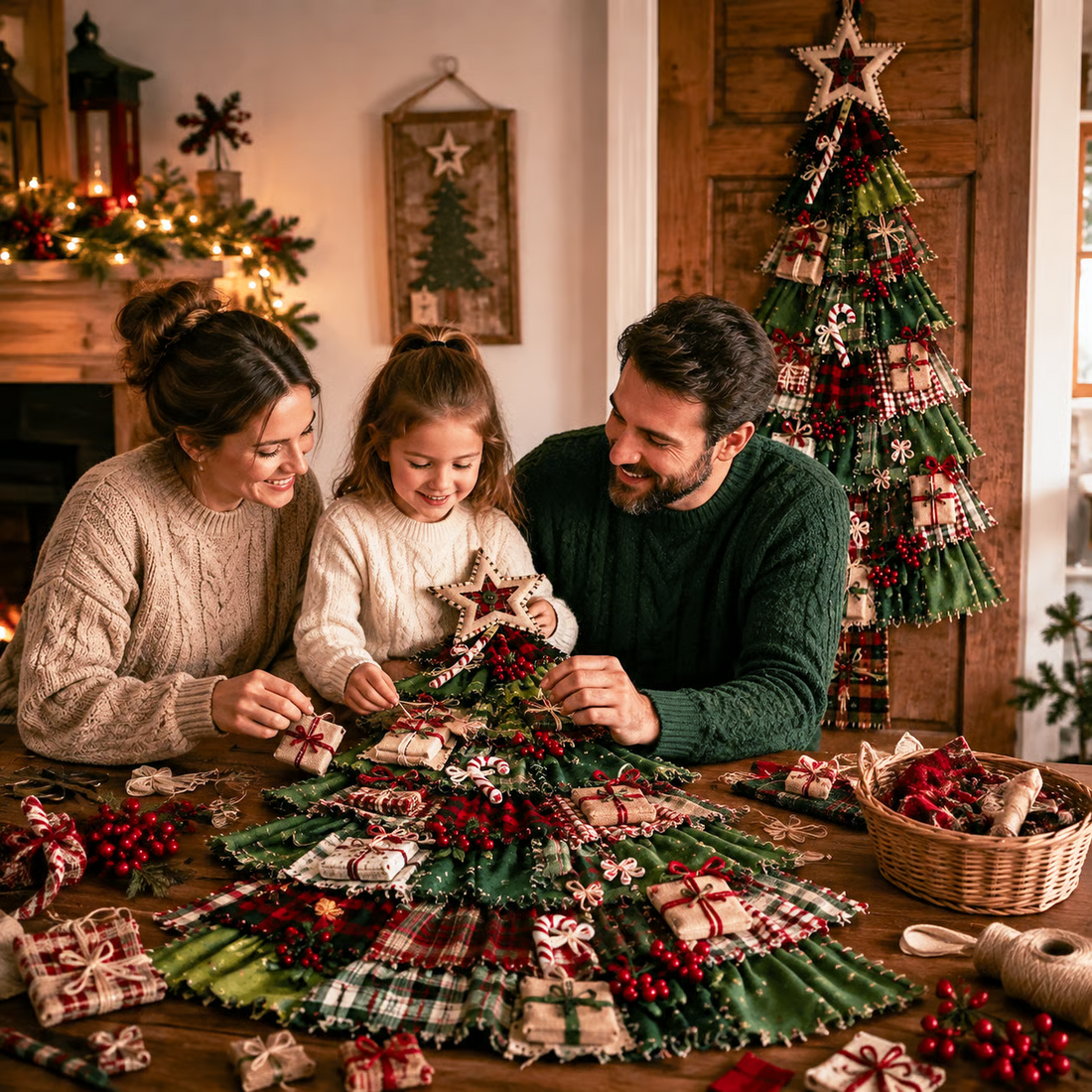 🎄✨ Christmas Handmade Door Décor DIY Collection 🧵🏡