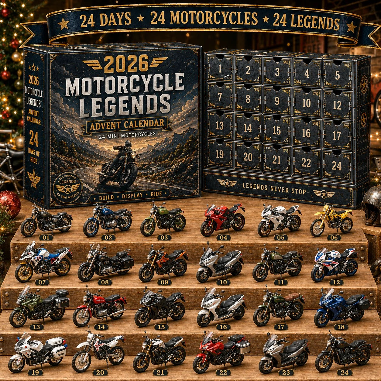 2026 Space Exploration Legends Advent Calendar – 24 Days of Space Missions, 24 Collectible Surprises