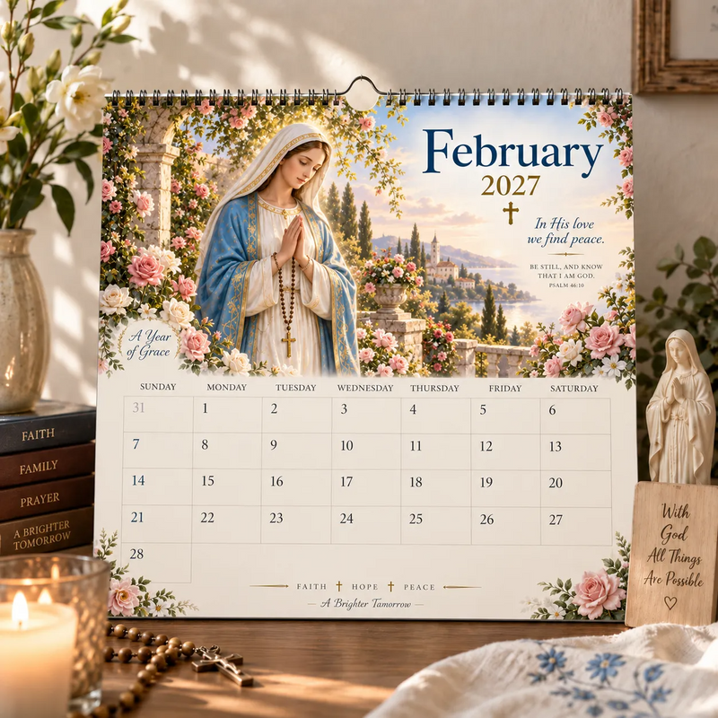 February 2027 Blessed Mother Calendar