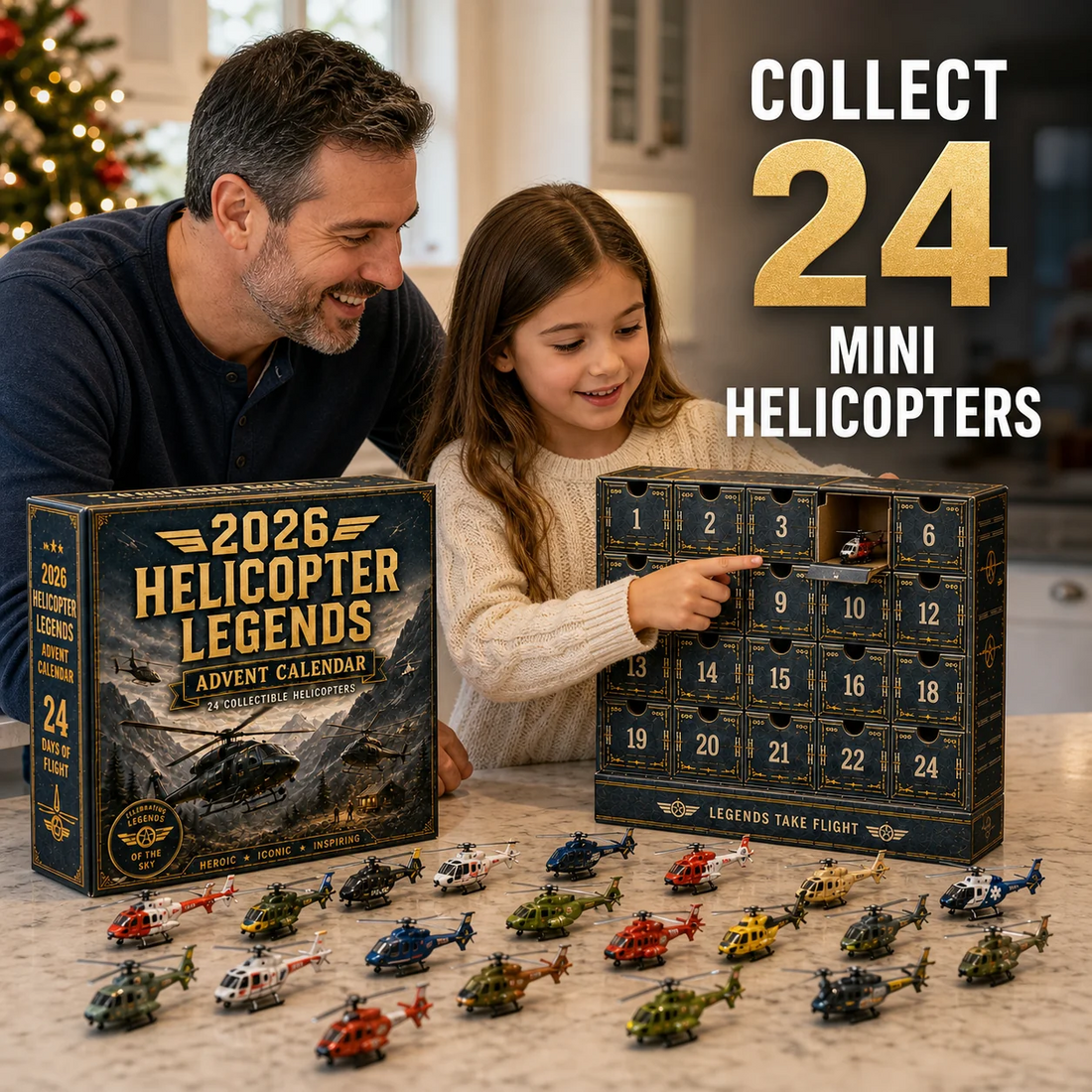 Helicopter Legends miniature collection
