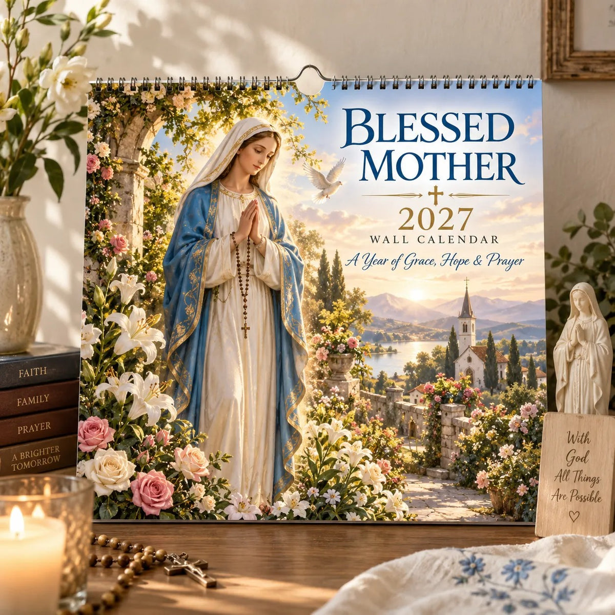 2027 Blessed Mother Wall Calendar
