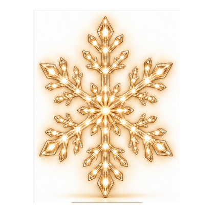 ❄️ Christmas Sale 49% OFF❄️ LED Snowflake Wall Light Set – Remote-Controlled Christmas Winter Decor